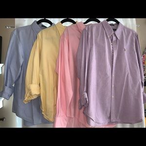 Set of 4 Ralph Lauren Button downs